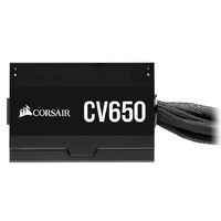 Corsair 650W CV650 80 Bronze Certified up to 88pct Efficiency 125mm Compact Design EPS 8PIN x 2 PCI-E x 2 ATX Power Supply PSU 