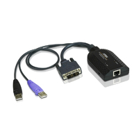 Aten KVM Cable Adapter with RJ45 to DVI USB for KH KL KM and KN series