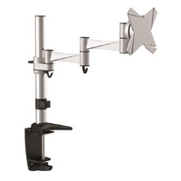 Astrotek Monitor Arm Desk Mount Height Adjustable Stand for Single LCD Display 23.8 inch 24 inch 27 inch 8kg 30 degree Tilt 180 degree Swivel 360 degr