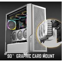 Antec PCIE-4.0 Vertical Bracket and PCI-E 4.0 Cable Kit White (200mm). Universal