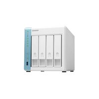 QNAP NAS TS-431K 4 Bay NAS Alpine AL-214 4-Core 1.7GHz 1GB DDR3 512MB 4x3.5' SATA Hot Swap 2xGbE 3xUSB 3.2 Tower LED Windows/MAC
