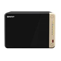 QNAP TS-664-4G 6 Bay Intel® Celeron® N5095 4-core 8GB DDR4 2xSlot 2xM.2 2x2.5GbE WOL 2xUSB3.2 1xHDMI2.0 Hot-swappable 3yr WTY