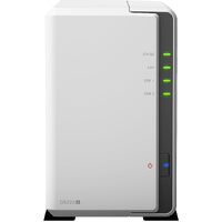 Synology DiskStation DS223J 2-Bay 3.5' SATA HDD/ 2.5' SATA SSD/  4-core 1.7 GHz  / 1 GB DDR4 non-ECC / 2-year hardware warranty, extendable to 4 years