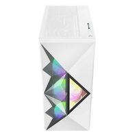 Antec DF800 FLUX White, ATX,  ARGB Fans, Up to 2x 360mm Front, Mesh Filters, 7x PCI, 3.5' x 3, 2.5' x 3. GPU 405mm, PSU 205mm, CPU 175mm Case (LS)