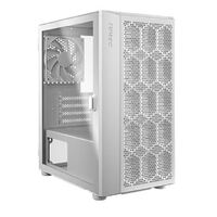 Antec NX200M White m-ATX ITX Case Large Mesh Front for excellent cooling Side Window 1x 12CM Fan Included Radiator 240mm. GPU 275mm