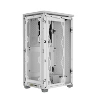 Corsair 2000D AIRFLOW ITX MB USB C Mesh Panles - Support up to 8 Fans Mini ITX Tower - White. Case