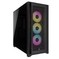 Corsair iCUE 2000D RGB AIRFLOW - Mesh Panels USB-C 3x AF120 RGB Slim Fans ICUE Mini ITX Tower - Black. Case