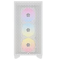 Corsair Carbide Series 3000D RGB Solid Steel Front ATX Tempered Glass White 3x AR120 RGB Fans  Adapter pre-installed. USB 3.0 x 2 Audio I O. Case