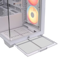 Corsair 3500X LX-R RGB iCUE LINK Mid-Tower PC Case - White, E-ATX, Side 360mm Rad, Glass Panels, USB-C, RS ARGB Fans, 425mm GPU, iCUE LINK Ready