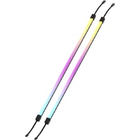 Corsair LS350 Aurora RGB Light Strips - 350mm  3501010mm, black, magnetic mount, addressable LEDs, iCUE compatible, flexible