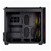 Corsair Crystal Series 280X RGB Tempered Glass Micro-ATX, Dual Chamber, Thermal, Compact Case, Black (LS)
