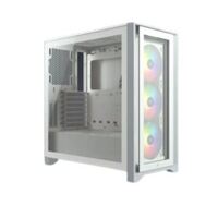 Corsair Carbide Series 4000D Airflow ATX Tempered Glass Black, 2x 120mm Fans pre-installed. USB 3.0 and Type-C x 1, Audio I/O. Case