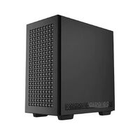 DeepCool CH370 M-ATX Tempered Glass Case 120mm Rear Fan Pre-Installed Headphone Stand up to 360mm Radiators 2 Switching front panels