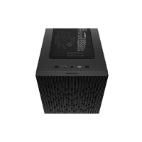 DeepCool MATREXX 40 Mini-ITX   Micro-ATX Case Tempered Glass Side Panel Mesh Top and Front 1x Pre-Installed Fan Removable Drive Cage Black