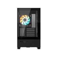 Gigabyte C201 PANORAMIC, Mid Tower, mini-ITX m-ATX, Black, H431x W242x D430 mm, 5 Slots, USB 3.0 x2, H=502 W=313 D=525 mm