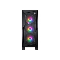 MSI MAG FORGE 130A AIRFLOW ATX Case, 2x USB 5Gbps, 1x Mic-in   Audio-out, 1x LED, 3x 2.5 ft, 2x 2.5 ft 3.5 ft, ATX   Micro-ATX   Mini-ITX