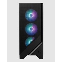MSI MAG FORGE 321R AIRFLOW Micro ATX Case, 2x USB 3.2, 1x Mic-in   Audio-out, 1x LED, 1x 2.5 ft, 2x 2.5 ft 3.5 ft, Micro ATX   Mini ITX