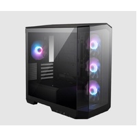 MSI MAG PANO 100R PZ BLACK Micro ATX Case, 2 x USB 5Gbps , 1x USB C 20Gbps, 1 x Audio-Out   Mic,, 3x 2.5 ft, 2x 3.5 ft, Micro ATX   Mini ITX(NEW)