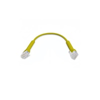 8ware Cable Single Unit Cat6 RJ45 90 Degree 3m Yellow Ethernet Cable Both End Bendable to 90 Ultra-Thin 3mm Diameter