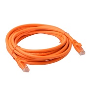 8Ware CAT6A Cable 5m - Orange Color RJ45 Ethernet Network LAN UTP Patch Cord Snagless
