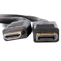 8ware DisplayPort DP to HDMI Cable 2m - 20 pins Male to 19 pins Male Gold plated RoHS