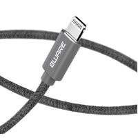 8ware 1.5m Super Ultra USB-C to Lightning Cable Super Fast charging Strength Aluminium flexible nylon Apple iPone iPad iPod Mac Retail Pack