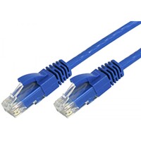 8ware CAT6 Ultra Thin Slim Cable 50m - Blue Color Premium RJ45 Ethernet Network LAN UTP Patch Cord 26AWG for Data