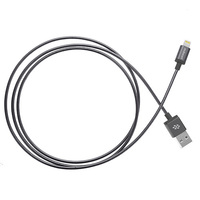mbeat® 'Toughlink'1.2m Lightning Fast Charger Cable - Grey/Durable Metal Braided/MFI/ Apple iPhone X 11 7S 7 8 Plus XR 6S 6 5 5S iPod iPad Mini Air(LS