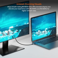 mbeat Tough Link 8K 1.8m USB-C to DisplayPort Cable  Up to 8K 60Hz (76804320) USB-C Version: 3.2 Gen 2