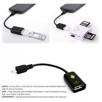 (LS) mbeat® USB-MICROOTG Micro USB to USB OTG Cable for Galaxy Smartphone & Android Tab
