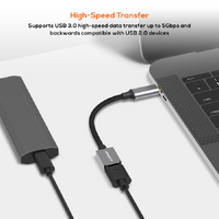 mbeat  inchTough Link inch USB-C to USB 3.0 Adapter with Cable - Space Grey