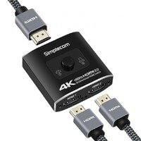 Simplecom CM302 Bi-Directional 2 Way HDMI 2.0 Switch Selector 4K 60Hz HDCP 2.2