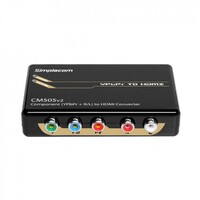 Simplecom CM505v2 Component (YPbPr  Stereo R L) to HDMI Converter Full HD 1080p