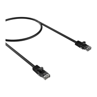  Verbatim CAT6 Ethernet Cable 1m - Black Clearance