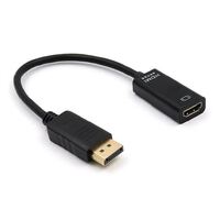 8ware DisplayPort DP to HDMI Male to Female Adapter Cable White