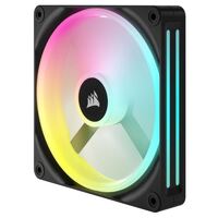 CORSAIR QX RGB Series, iCUE LINK QX140 RGB Black, 140mm Magnetic Dome RGB Fan, Starter Kit