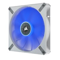 Corsair ML ELITE Series ML140 LED ELITE WHITE 140mm Magnetic Levitation Blue LED Fan with AirGuide Single Pack