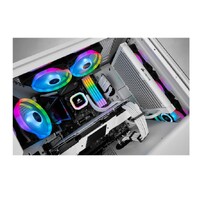 Corsair QL140 RGB Dual Fan Kit with Lighting Node Core, ICUE, 140mm RGB LED PWM Fan 26dBA, 50.2 CFM, 2 Fan Pack