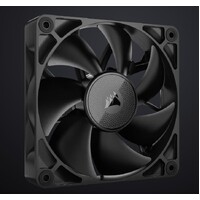 Corsair RX120  iCUE LINK  120mm PWM Single Fan Expansion. Black Fan - Glass fiber-reinforced LCP fan blades
