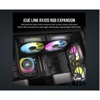 Corsair RX120 RGB  iCUE LINK RX120 RGB 120mm PWM Single Fan Expansion