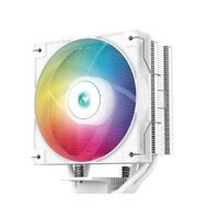 DeepCool AG400 ARGB WHITE Single Tower CPU Cooler TDP 220W 120mm Static ARGB Fan Direct-Touch Copper Heat Pipes Intel LGA1700 AMD AM5 Support