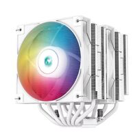 DeepCool AG620 ARGB WHITE Dual-Tower CPU Cooler 2x 120mm Fan 6 Copper Heat Pipes Intel LGA2066 2011-v3 2011 1700 1200 1151 1150 1155 AMD AM5 AM4