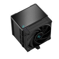 DeepCool AK500 Zero Dark High-Performance CPU Cooler 5 Copper Heat Pipes Single-Tower Heatsink 120mm FDB PWM Fan 240W LGA1700 AM5 SUPPORT