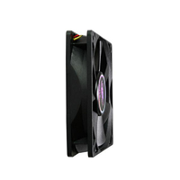 DeepCool XFAN 120 120mm Hydro Bearing Case Fan 3 Pin   Molex Connector Black Stealth Appearance Ideal for System Builds Low RPM 26dB LS