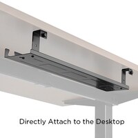 Brateck Under-Desk Cable Management Tray  Dimensions:590x131x74mm -- Black