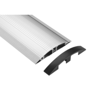 Brateck Aluminum Floor Cable Cover - 1104x139mm Material:Aluminum,ABS Dimensions 1104x139x22mm