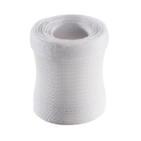 Brateck Flexible Cable Wrap Sleeve with Hook and Loop Fastener (135mm 5.3 inch Width) Material Polyester Dimensions 1000x135mm --White