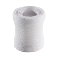 Brateck Flexible Cable Wrap Sleeve with Hook and Loop Fastener (85mm/3.3' Width ) Material Polyester Dimensions 1000x85mm - White