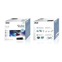 ASUS BW-16D1HT PRO/BLACK/ASUS Internal Blu-ray Writer, Ultra Fast 16X, M-DISC Support For Data Backup, Blue-Ray 3D Support, DAD Upscaling