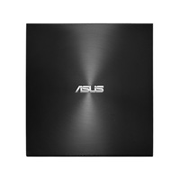 ASUS SDRW-08D2S-U LITE/BLACK/ASUS ZenDrive U9M Ultra-Slim External DVD Writer, Portable 8X DVD Burner, M-DISC Support, USB-C & A, Windows & MacOS